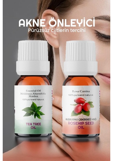 Proclis Çay Ağacı Yağı 10 ML + Kuşburnu Çekirdeği Yağı 10 ML