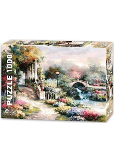 Star Puzzle 1000 Parça Bahçede İnziva Puzzle