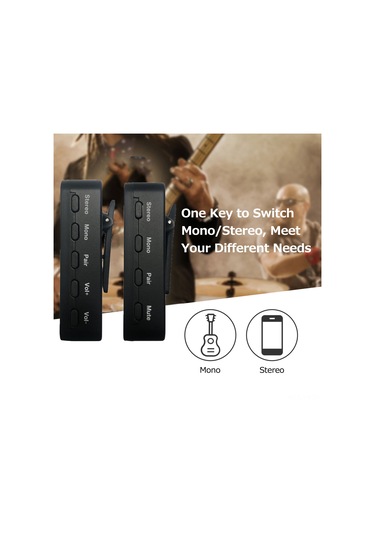 Yunboo Yuımer Wp-14 Kablosuz Kulaklık Döngüsü 1 Verici , 2.4ghz, 12ms Gecikme, 30m Menzil, 24bit/48khz Kayıpsız Ses, 780mah Pil