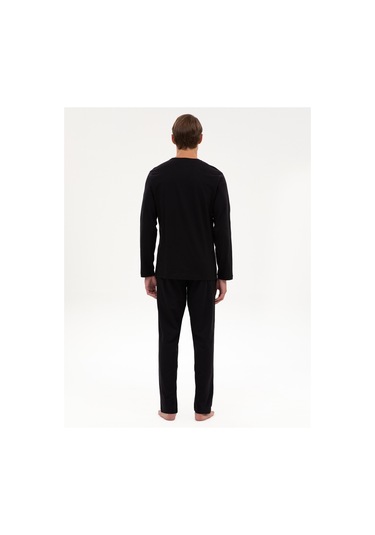 Pierre Cardin Erkek Siyah Pijama Takım 50322653-001 Siyah