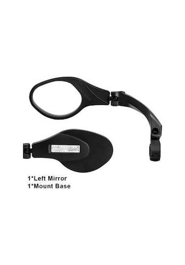 Xbyc 4014 Reflektörlü Gidon Bağlantılı Ayna Geniş Açılı Ayarlanabilir Bisiklet Dikiz Aynası