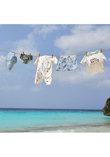 Lassig Surfboards Uv Korumalı Mayo Sea Salt Beyaz