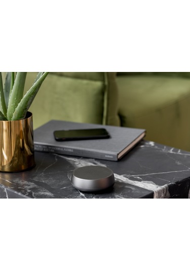 Mino+ L Taşınabilir Bluetooth Hoparlör 5w - Metalik Gri