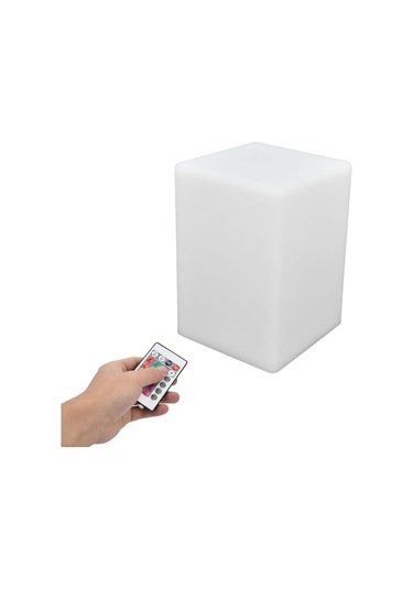 Xiyyadms Rgbw Led Kubb İç Dekoratif Lambası - 16 Renk 4 Mod, Kumanda Kontrol, Ev/bar Işıklandırması 10x10x15cm Diğer