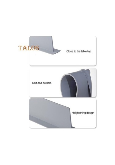 Pazly Koyu Gri Mutfak Su Bölmesi - Silikon Su Engelleme Kurulu - Restoran İçin Dayanıklı Koyu Gri