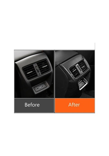 Honda Civic 2022+ İçin Uyumlu Arka Klima Panel Kaplama Karbon