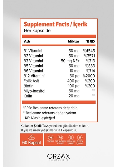 Ocean B Complex 60 Kapsül