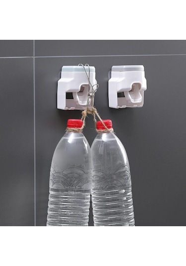 Pembe Yaratıcı Duvara Monte Otomatik Diş Macunu Diş Macunu Sıkacağı Diş Fırçası Tutucu Diğer