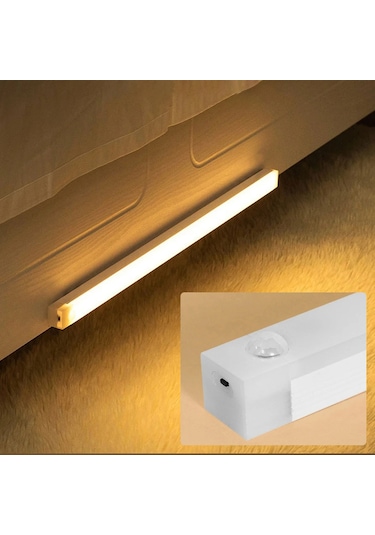 Monozone Kablosuz Led Gece Lambası 40cm Hareket Sensörlü