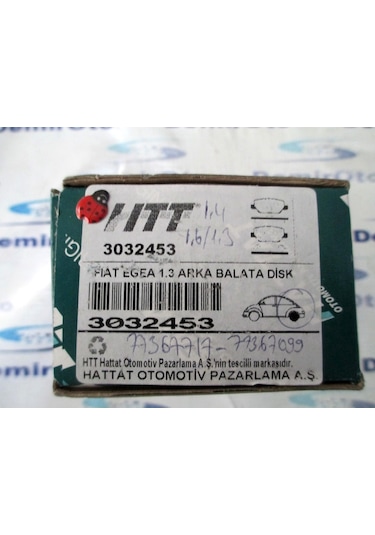 77367717 Fren Balatası Arka Disk 1,3/1,4/1,6 Egea HATTAT