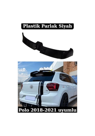 Volkswagen Polo R Line Spoiler 2018 Ve Sonrası Parlak Siyah