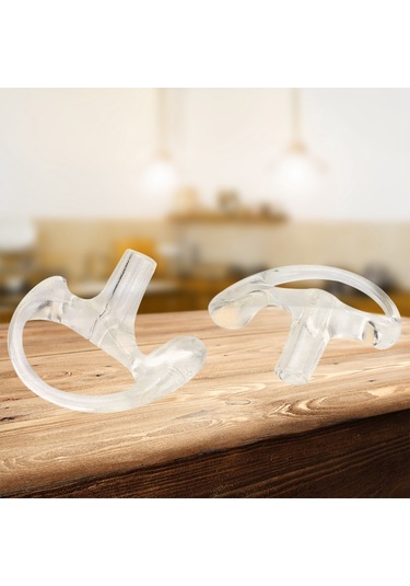 Çoğu Bobin Tüplü Ses Kiti İçin Şeffaf Silika Jel Kulak Kalıbının Kullanışlı Bir Şekilde Değiştirilmesi Küçük