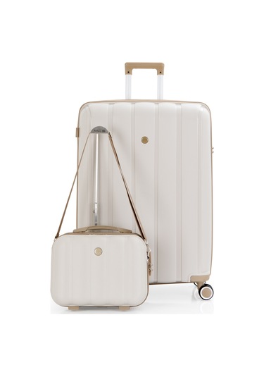 Mçs Polipropilen 2li Valiz Seti Büyük & Makyaj V305 S21yy1000081-set 00421 2'li Set Çok Renkli