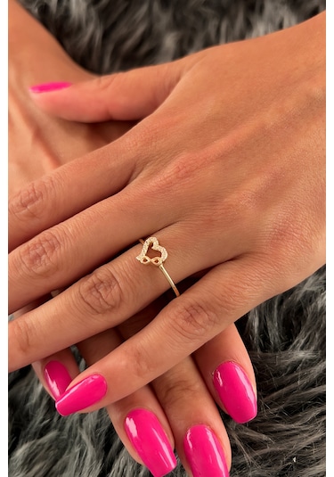 Fiyonk Kuyumculuk 14 Ayar Altın Sonsuz Aşk Yüzüğü 001