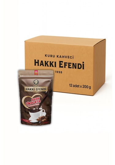Sıcak Çikolata 1 Koli 200gr 12adet Set