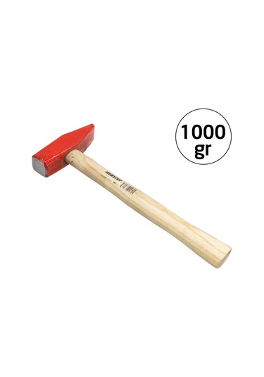 Master 500755 Ahşap Saplı Tesviyeci Çelik Çekiç - 1000 Gr