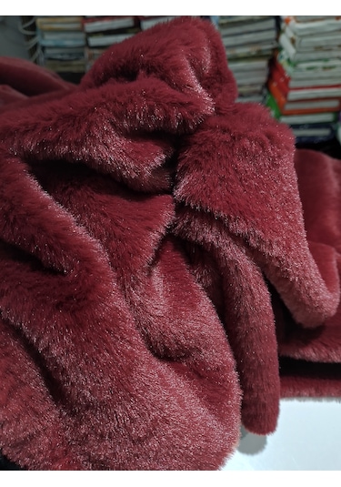 Toskana Peluş Kumaş Bordo
