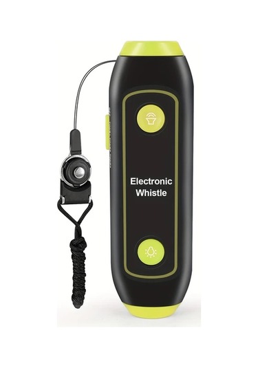 Willowhaven Yeşil 150 Desibel Yüksek Sesli Elektronik Düdük Abs Malzeme Led Işıklı Saha Kamp Spor