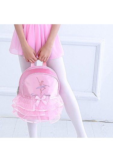 Suntek Kızlar Için Bale Dans Sırt Çantası Spor Latin Dansı Pembe