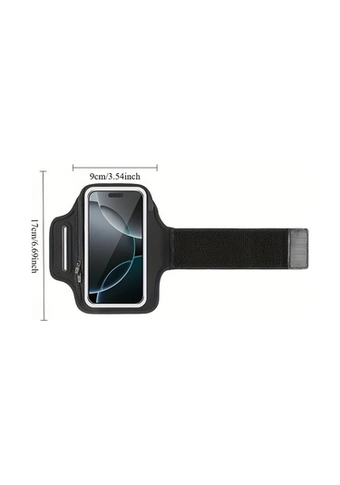 Willowhaven İphone Uyumlu 16 15 14 13 Pro Max Koşu Yürüyüş Fitness İçin Ayarlanabilir Gri Koşu Kol Çantası