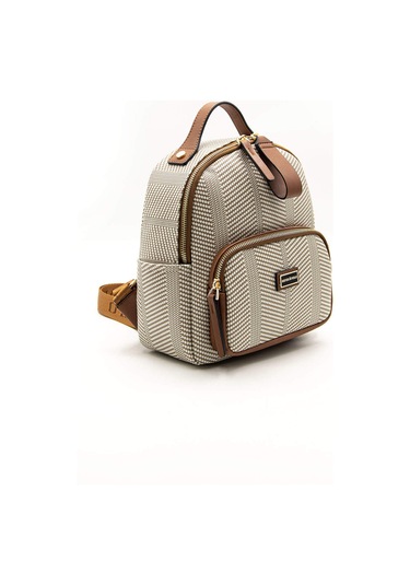 Silver Polo Unisex Sırt Çanta 1130 Bej - Taba