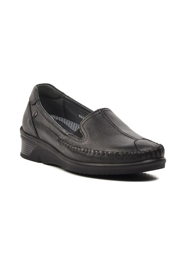 Forelli Amelıa-g 48002 Deri Comfort Ss Kadın Ayakkabı AMELIA-G-R1534 Siyah