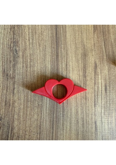 Kitap Ayracı - Sayfa Tutucu - Tek El Kitap Okuma Aparatı Kalp