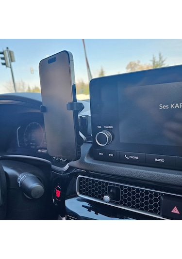 Honda Civic Fe1 2021-2024 Uyumlu Araca Özel Telefon Tutucu Direks