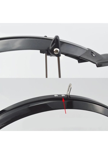 20 '' 14 '' Katlanır Bisiklet Çamurluk Seti V Fren Bisiklet Çamur Muhafızları 14 Inç Siyah