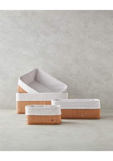 English Home Gina Bambu Sepet 20x15x10 Cm Açık Kahverengi