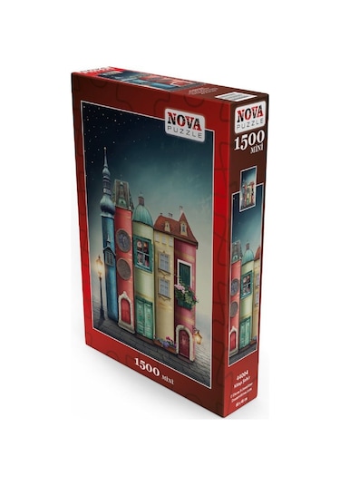 Nova Puzzle - 1500 Parça Fantastik Kitap Şehir Mini Puzzle