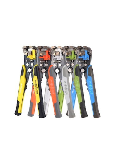 Monyee Meterk Jx-1301 Yeşil Multifonksiyonlu Tel Soyucu: Otomatik Soyma, Kesme Ve Presleme, Çelik Ağızlı 10-24 Awg