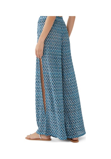 Missoni Işıltılı Yırtmaçlı Pantolon Mavi Çok Renkli