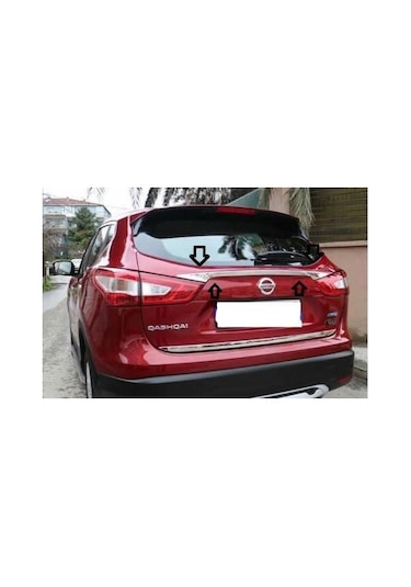 Nissan Qashqaı Krom Bagaj Çıtası 2014 ve Üzeri Paslanmaz Çel