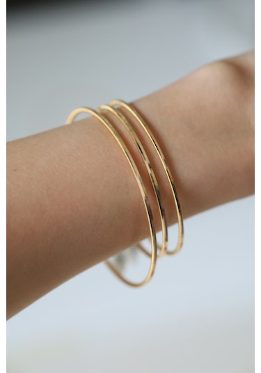 Yenigün Kuyumculuk Üçlü Ajda Altın Bilezik