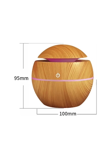 Küre Hava Nemlendirici Humidifer 7 Renk Rgb Gece Lambası Bebek Ve Çocuk Odaları İçin Menlendirici