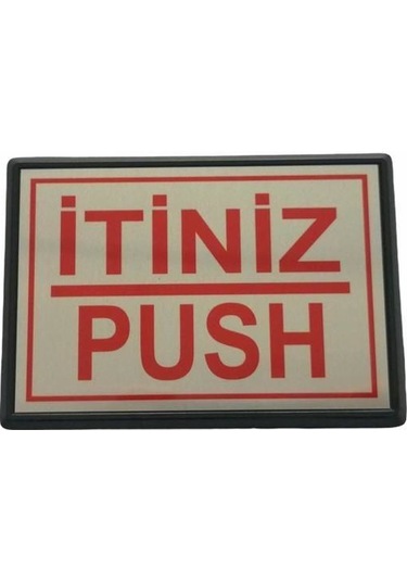 Cemax Yönlendirme Büyük İtiniz Push 13x8,5 Cm