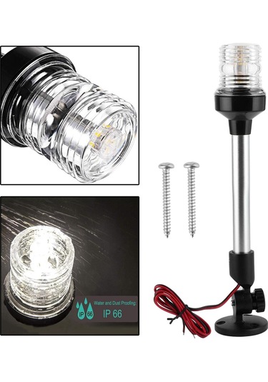 Suntek Led Navigasyon Işığı 2nm Görünürlük 12-24v Yat Seyir Lambası Siyah