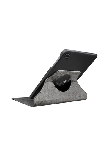 Samsung Uyumlu Galaxy Tab A T510/T515/T517 Kılıf Fabric 360 Derece Döner