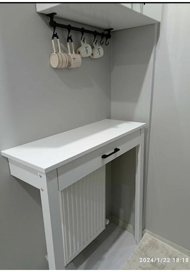 Kahve Köşesi Beyaz 80 X 30 X 92 Beyaz