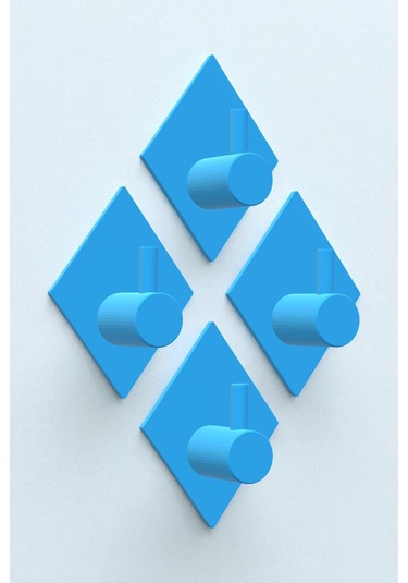 4'lü Askılık Havlu Askısı, Bornoz Askısı, Kapı Arkası, Duvara Monte, Dayanıklı Malzeme, Siyah 87 Siyah