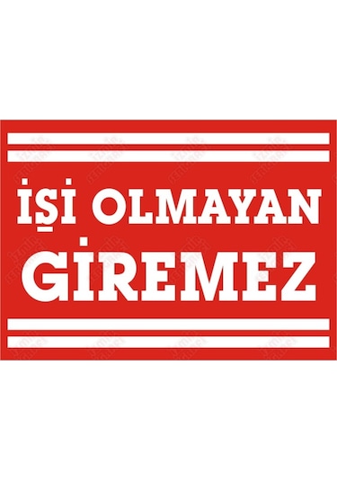 Işi Olmayan Giremez Levhası (464631902)