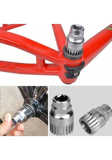 Mufunye Bisiklet Tamir Aleti Seti - Orta Eksen Ve Zincir Çıkarıcı, 4 Fonksiyonlu 379.5g Çıkartıcı Araç