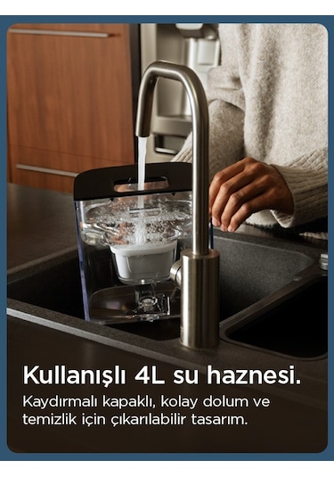 Brıta Cube Tezgah Üstü Su Arıtma Cihazı Siyah 4,0 L 4006387136734 1 Adet