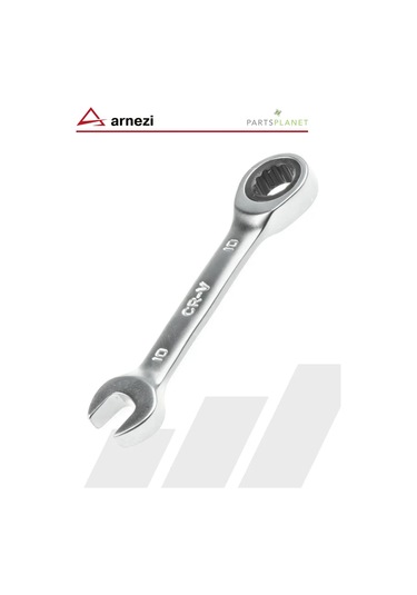 Arnezı 10 Mm Kombine Anahtarı, Kısa, Mandal Dişli 148655823