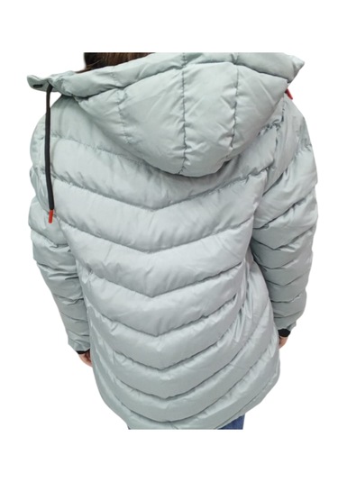 Erkek Çocuk Fermuar Cepli Kapüşonu Çıkabilen İçi Peluş Astarlı Su Yeşili Mont Mint Yeşili