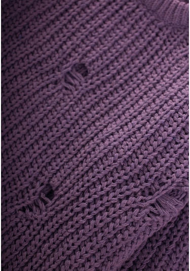 Selanik Triko Kazak 2-8 Yaş Mor Mor