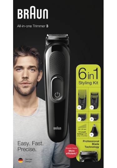 Braun MGK 3220 6 in 1 Erkek Bakım Kiti