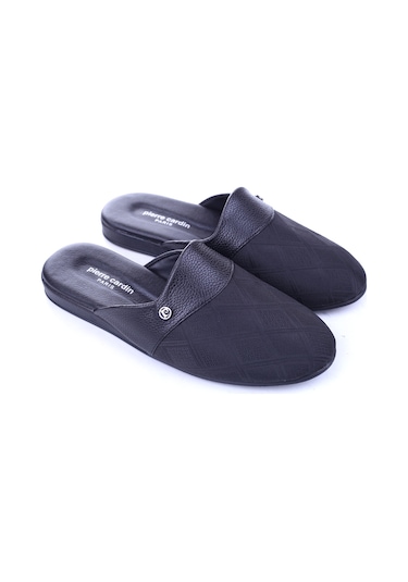 Pierre Cardin Pc-55366 Erkek Kışlık Ev & Halı & Bohça Terliği Siyah