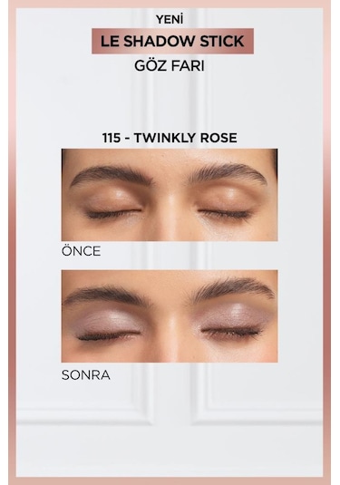 L'Oréal Paris Le Shadow Stick Göz Farı 115 Twinkly Rose